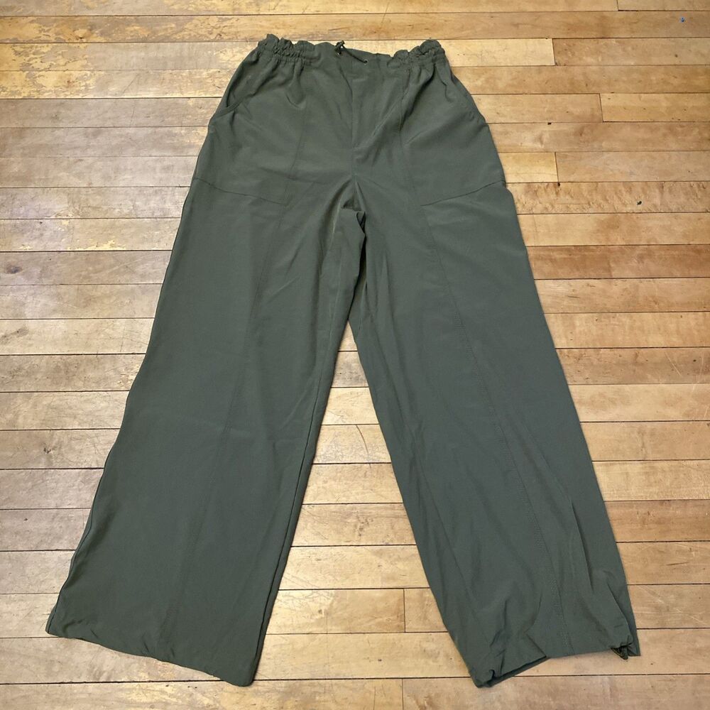 Rachel Zoe Pants Women’s Size Medium Green Drawstring Wide leg
